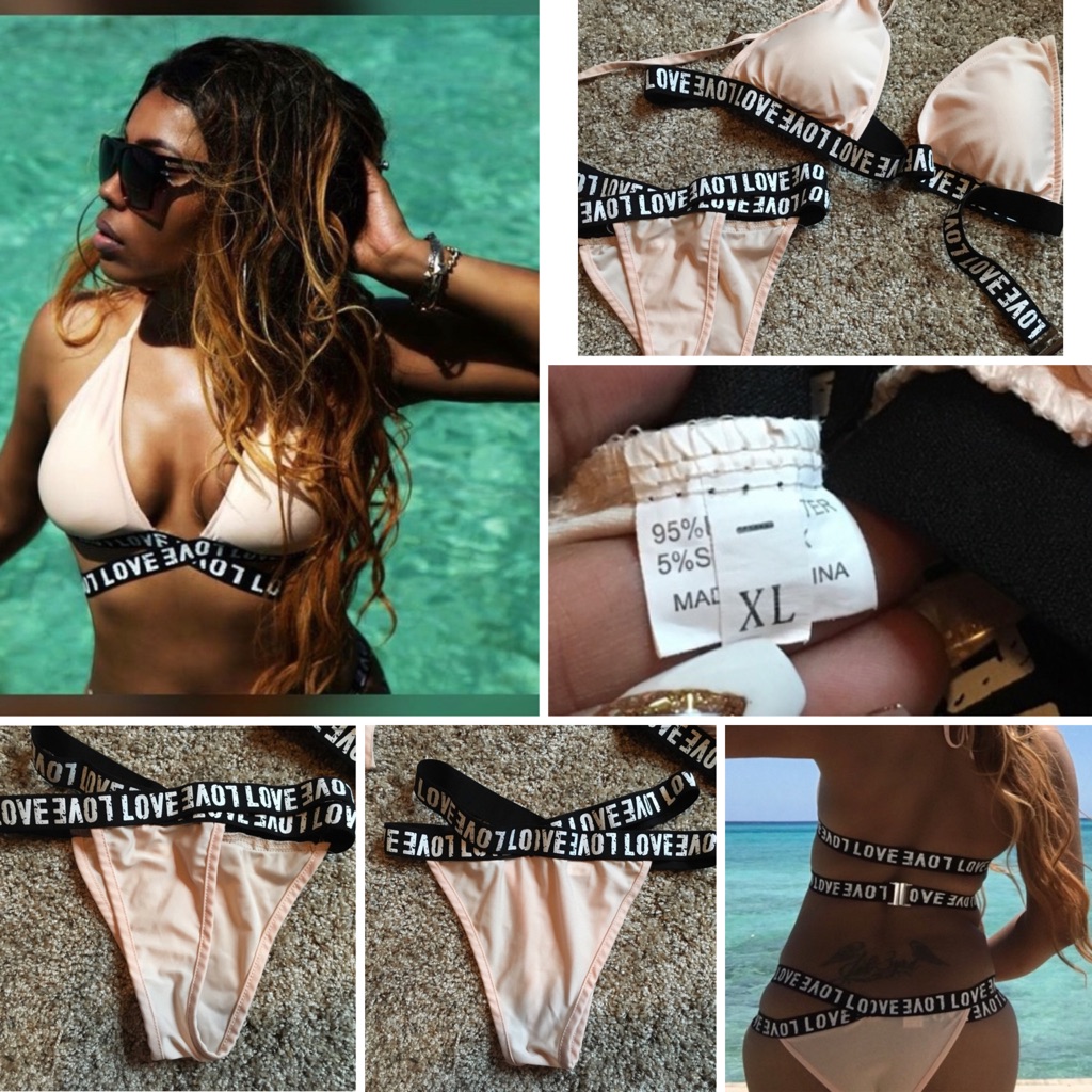 2 “Medium” Swimsuit (1 Bikinis X 1 One Piece Swim) Lot